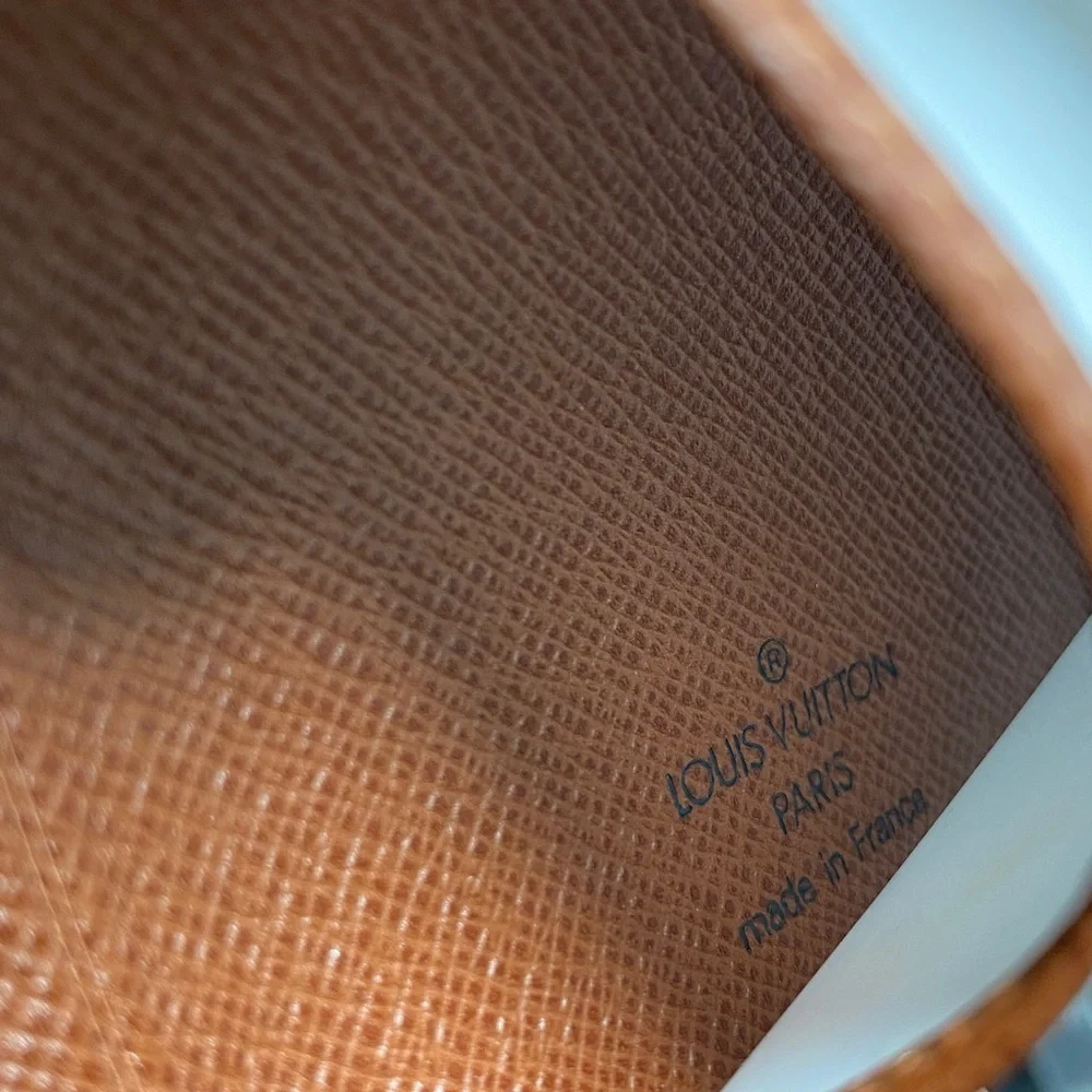 Authentic Louis Vuitton Tan Leather Card Holder